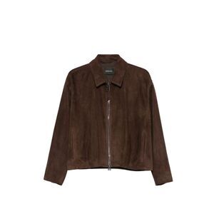 Simonetta Ravizza Brown Jackets - Leather Jackets Women
